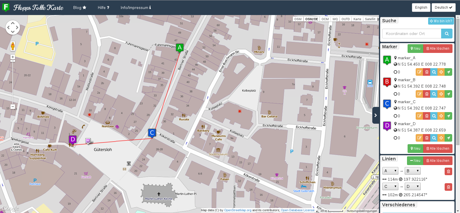 »Flopps Tolle Karte« – Freifunk Kreis GT